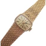 Rotary - Lady's 9ct gold bracelet watch