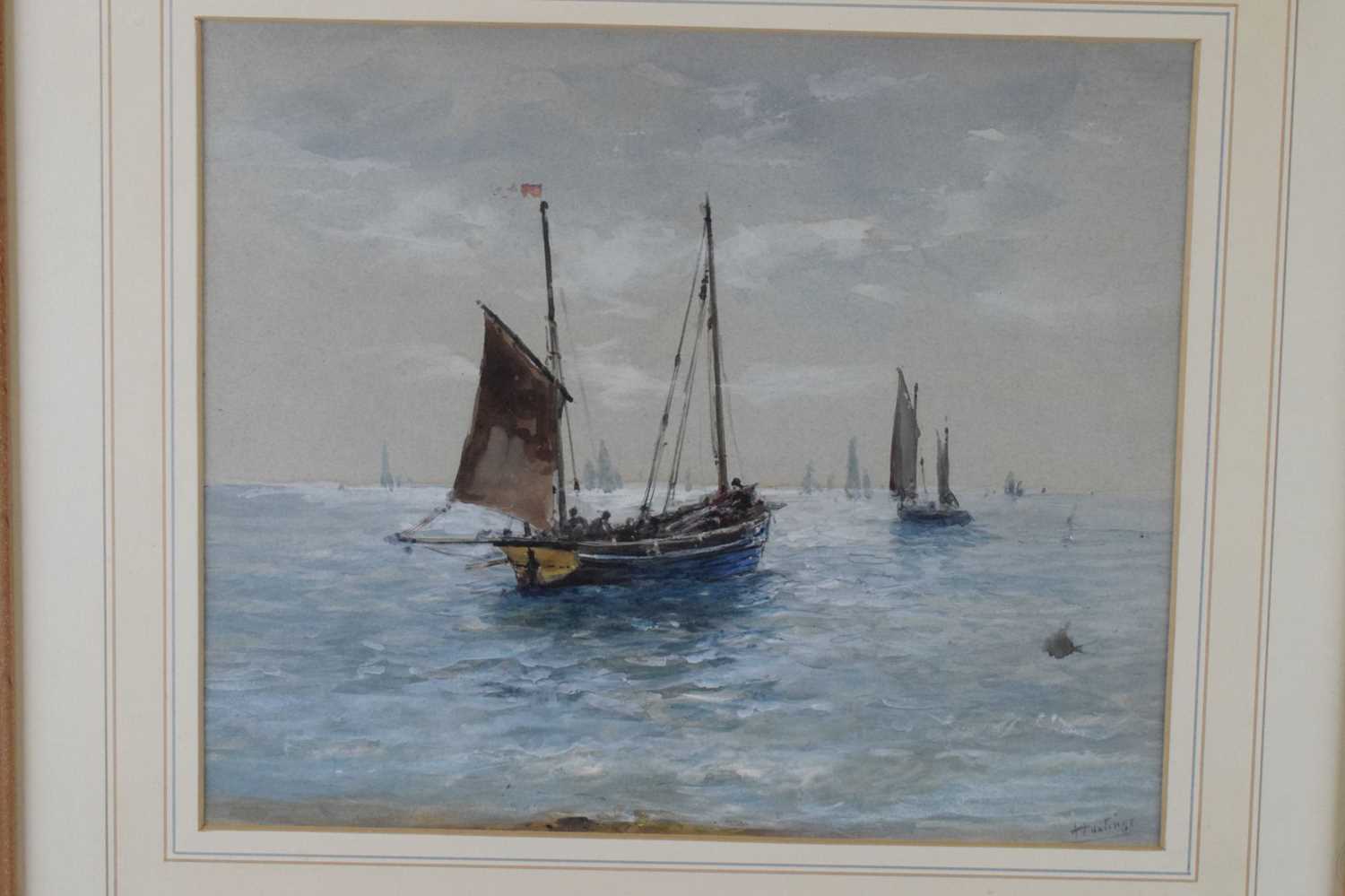 English School, circa 1900 - Pair of maritime watercolours - Image 5 of 13