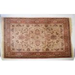 Kirman-Shah machine made oriental style rug