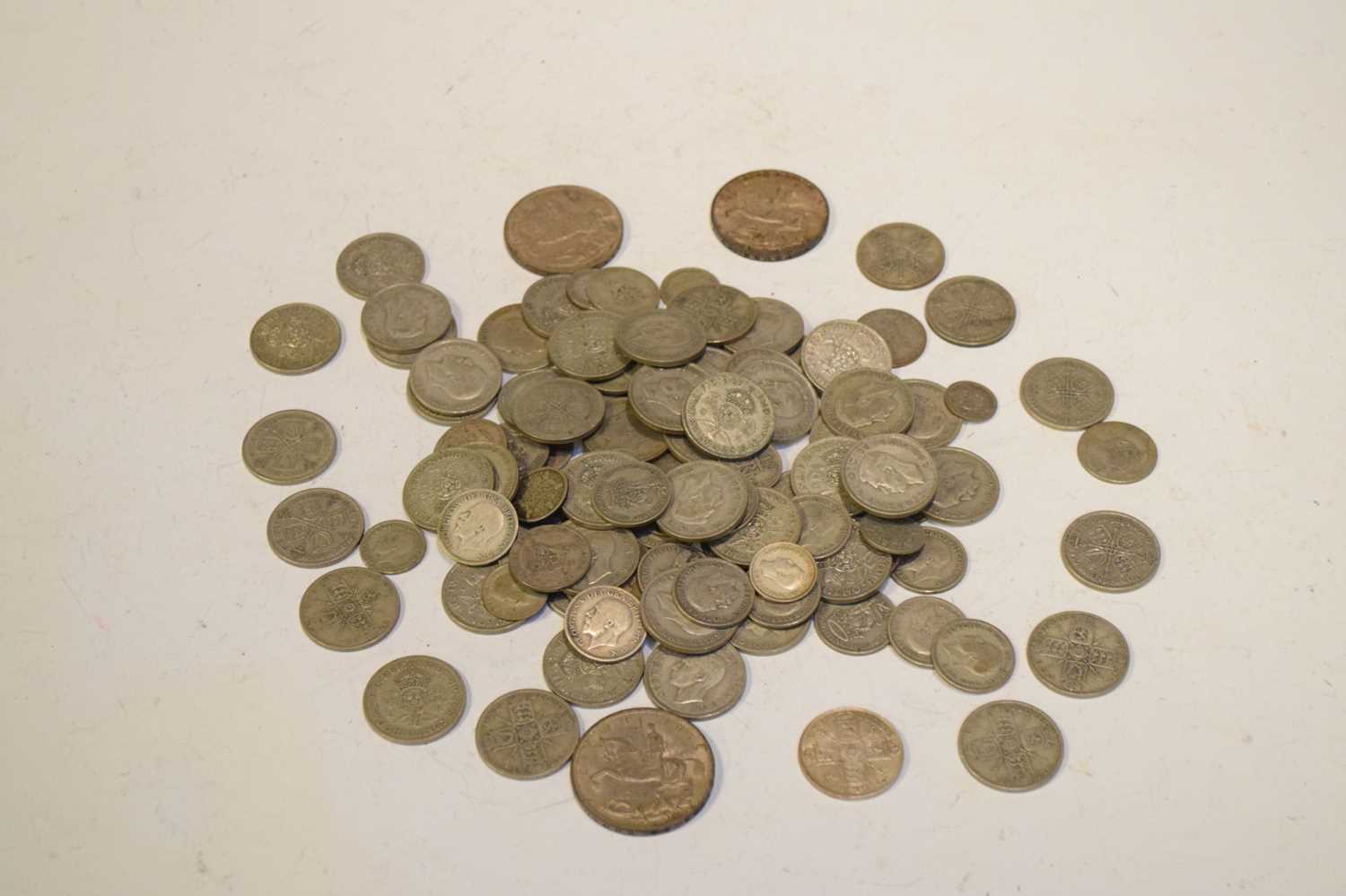 Quantity of British silver and half silver coinage - Bild 5 aus 5