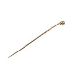 Diamond set stick pin