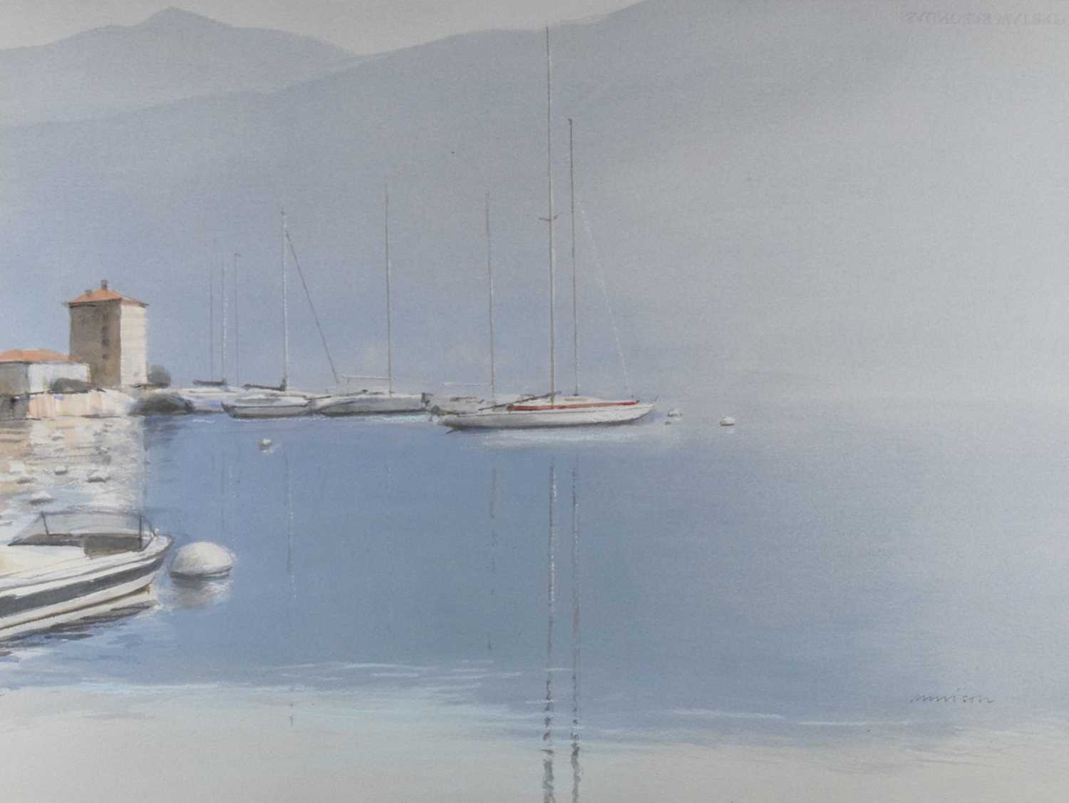 Neil Murison RWA (1930-2018) - Watercolour - 'Lake Como'
