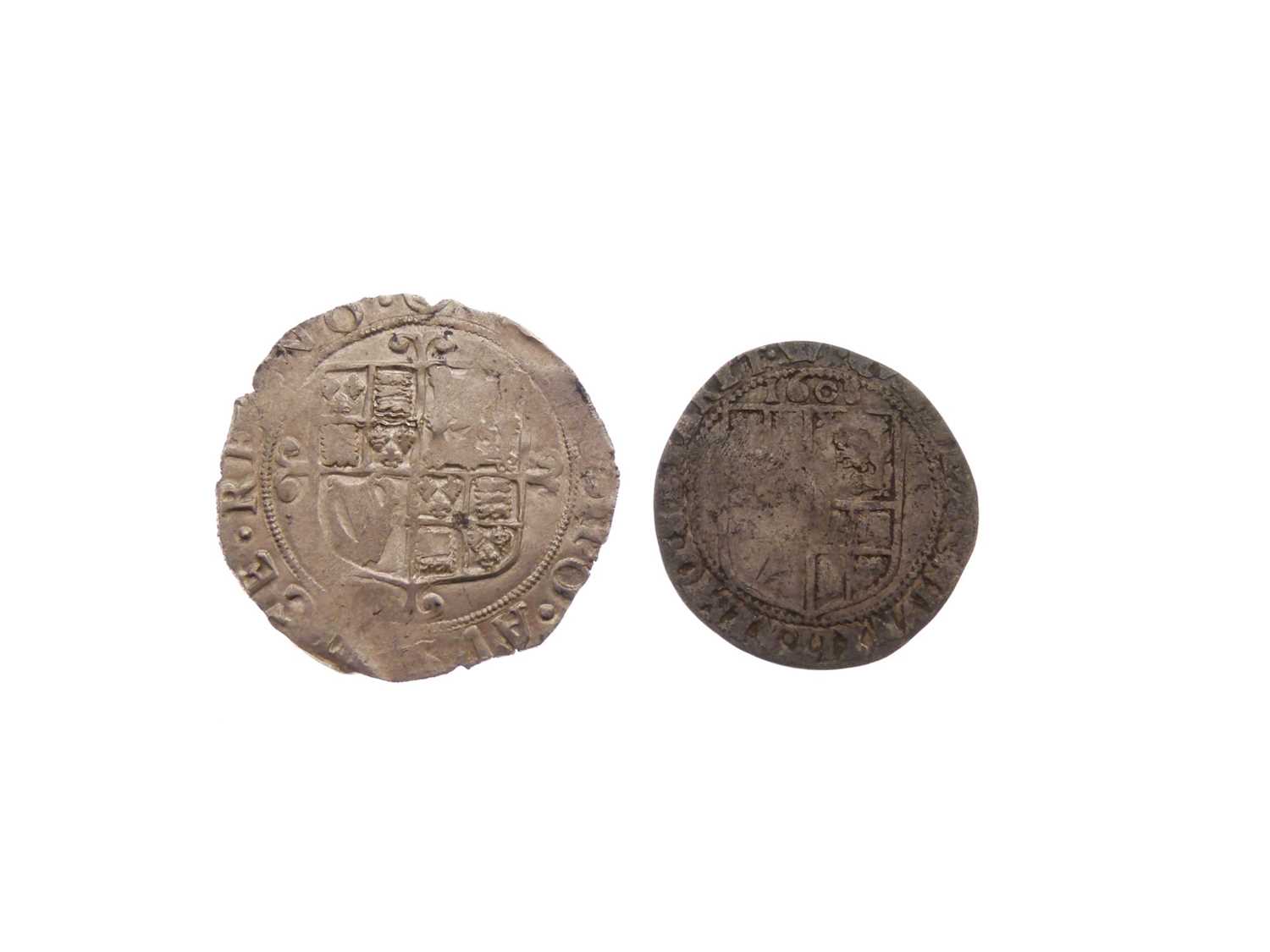 James I sixpence and a Charles I shilling - Bild 7 aus 7
