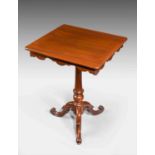 Mid 19th Century mahogany tripod occasional table