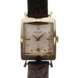 Circa 1940 gentleman's Le Coultre 10K gold filled wristwatch