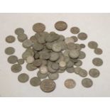 Quantity of British silver and half silver coinage