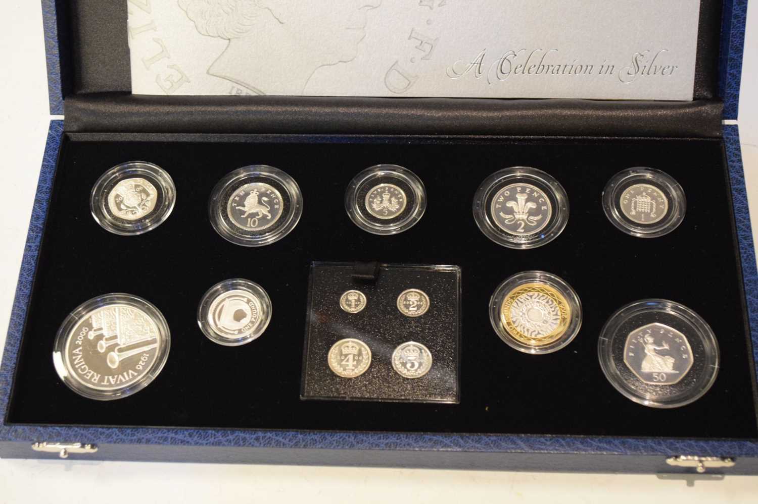 Queen's 80th birthday collection silver Royal Mint set - Bild 2 aus 5