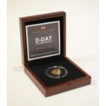 The Normandy Landings 1944-2019 D-Day 75th Anniversary gold proof penny