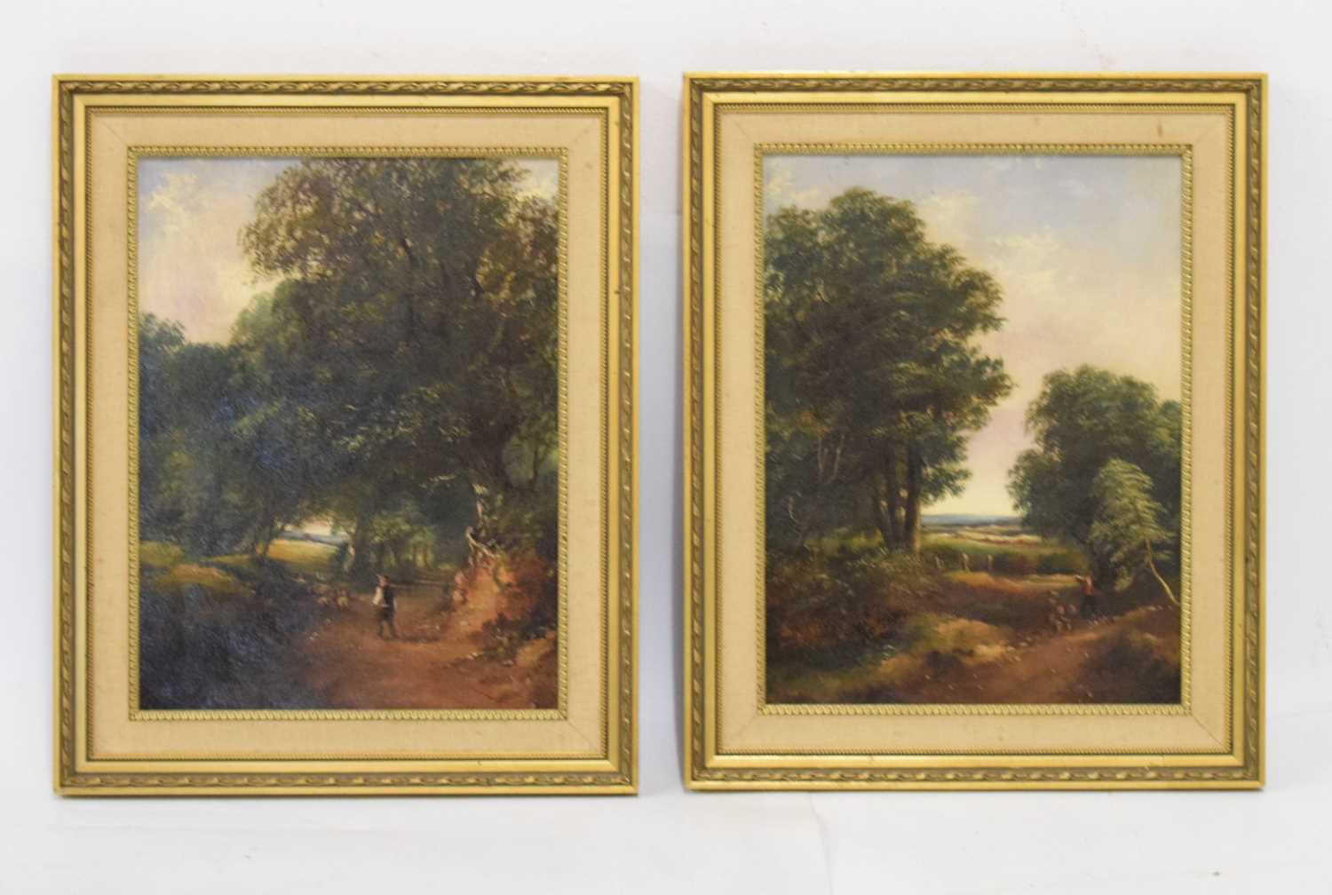 Pair of 19th Century English School oils