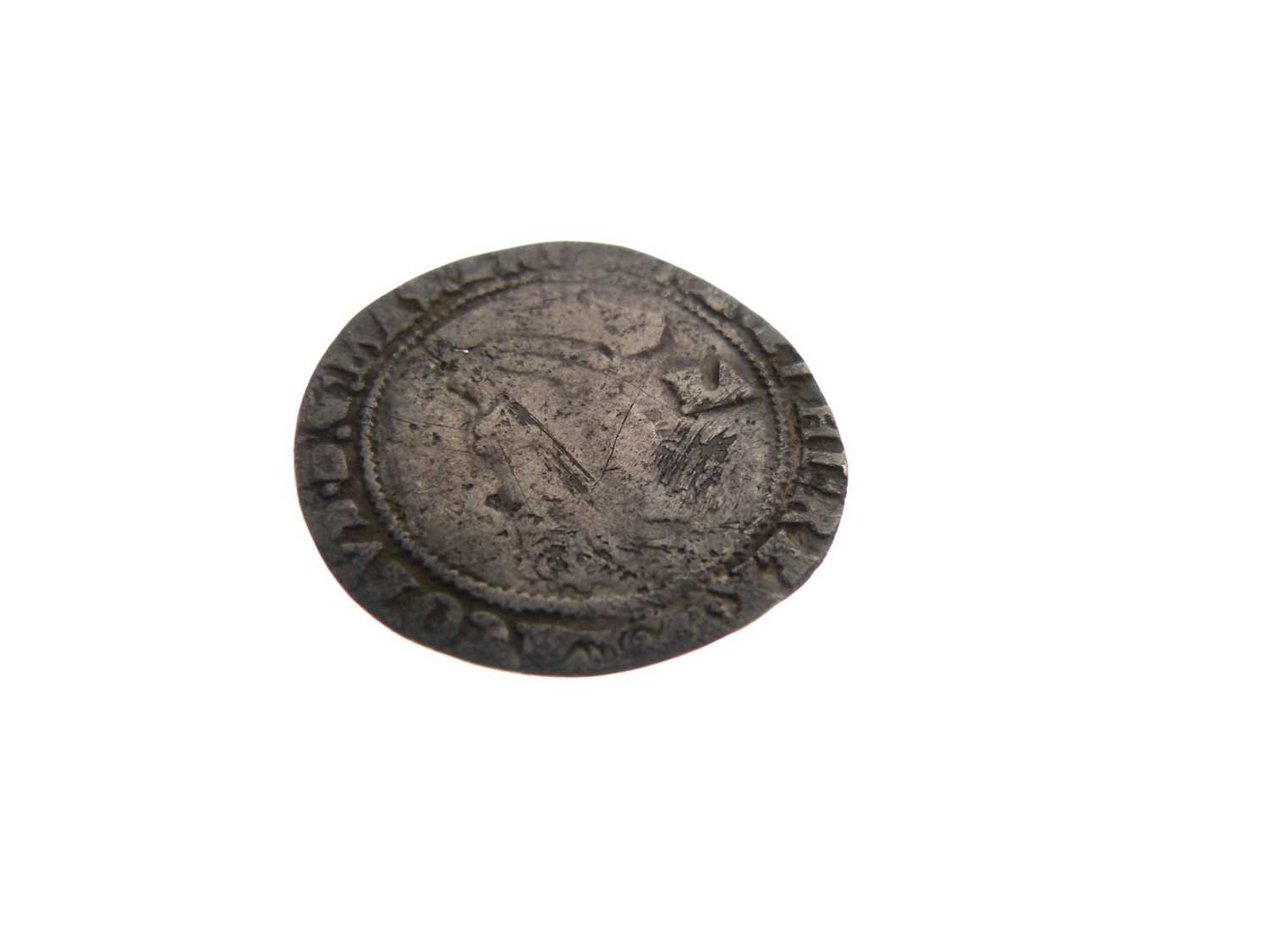 James I sixpence and a Charles I shilling - Bild 3 aus 7