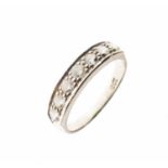 Diamond seven-stone eternity ring