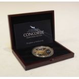 Concorde 50th Anniversary silver proof 5oz £10 coin