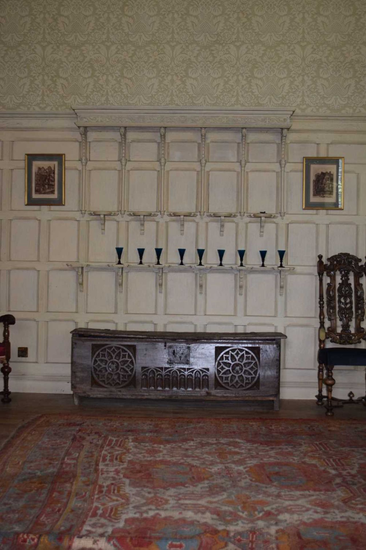 Impressive oak boarded chest, circa 1500 - Image 24 of 25