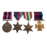 The Boys Scouts Association Gilt Cross for Gallantry and Second World War Medals