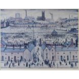 After Laurence Stephen Lowry, (1887-1976) - Signed print - 'Britain at Play'