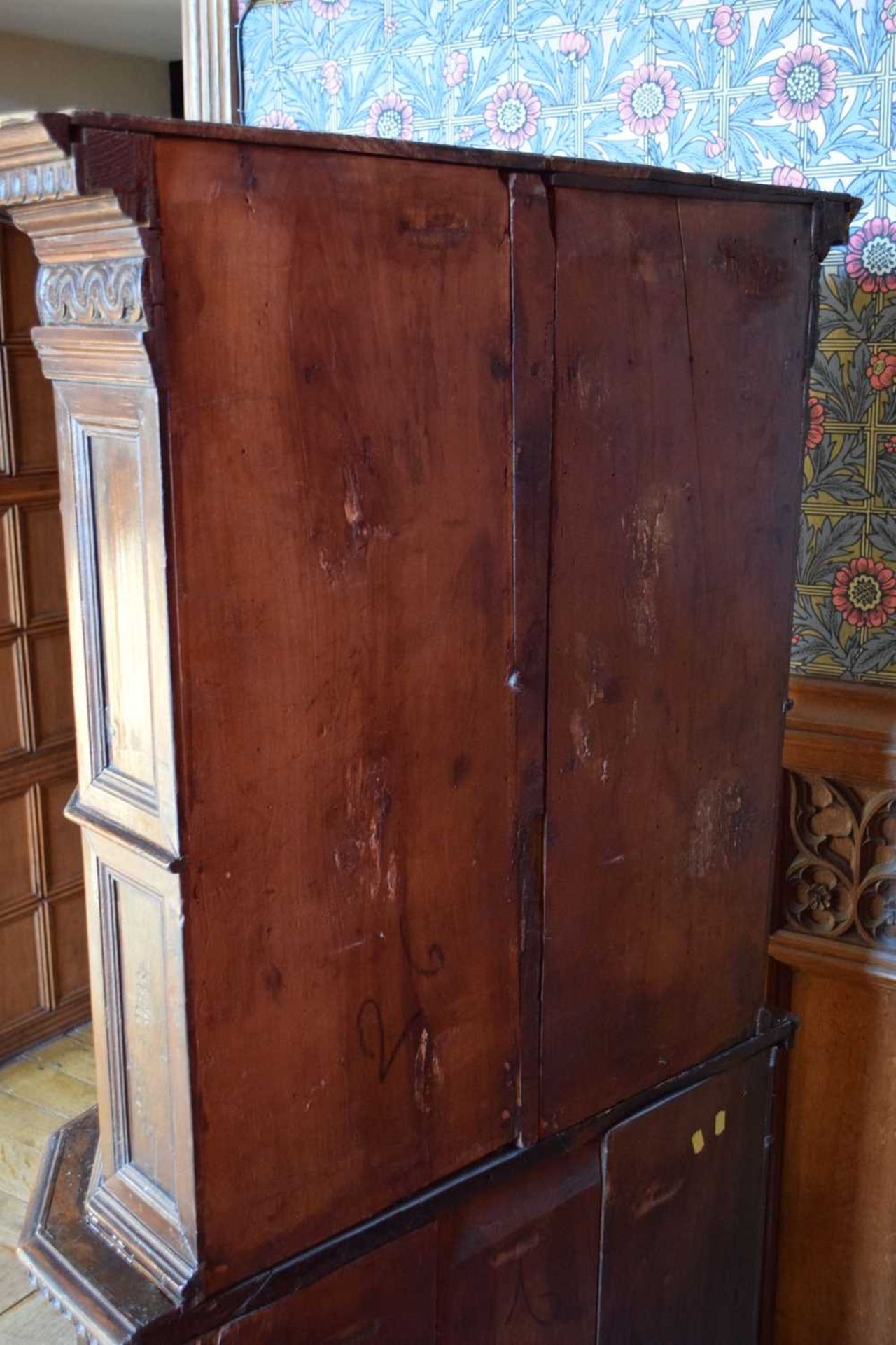 French walnut side cabinet - Image 10 of 12