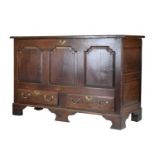 George III oak mule chest