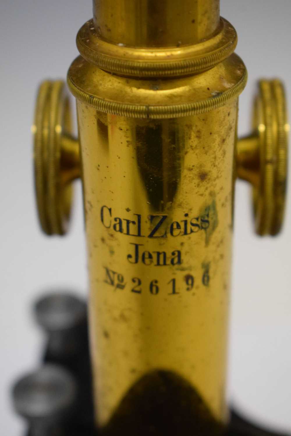 Carl Zeiss Jena microscope No 26196 - Image 4 of 16