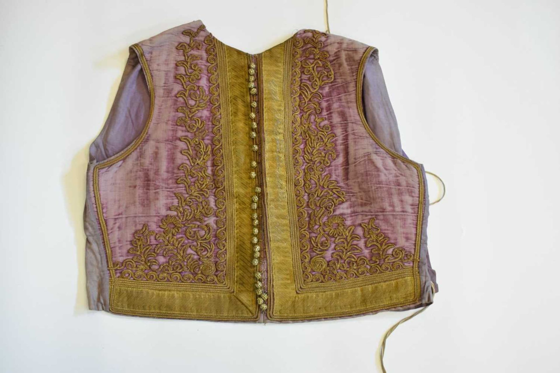 Gold thread trimmed waistcoats, etc - Image 18 of 19