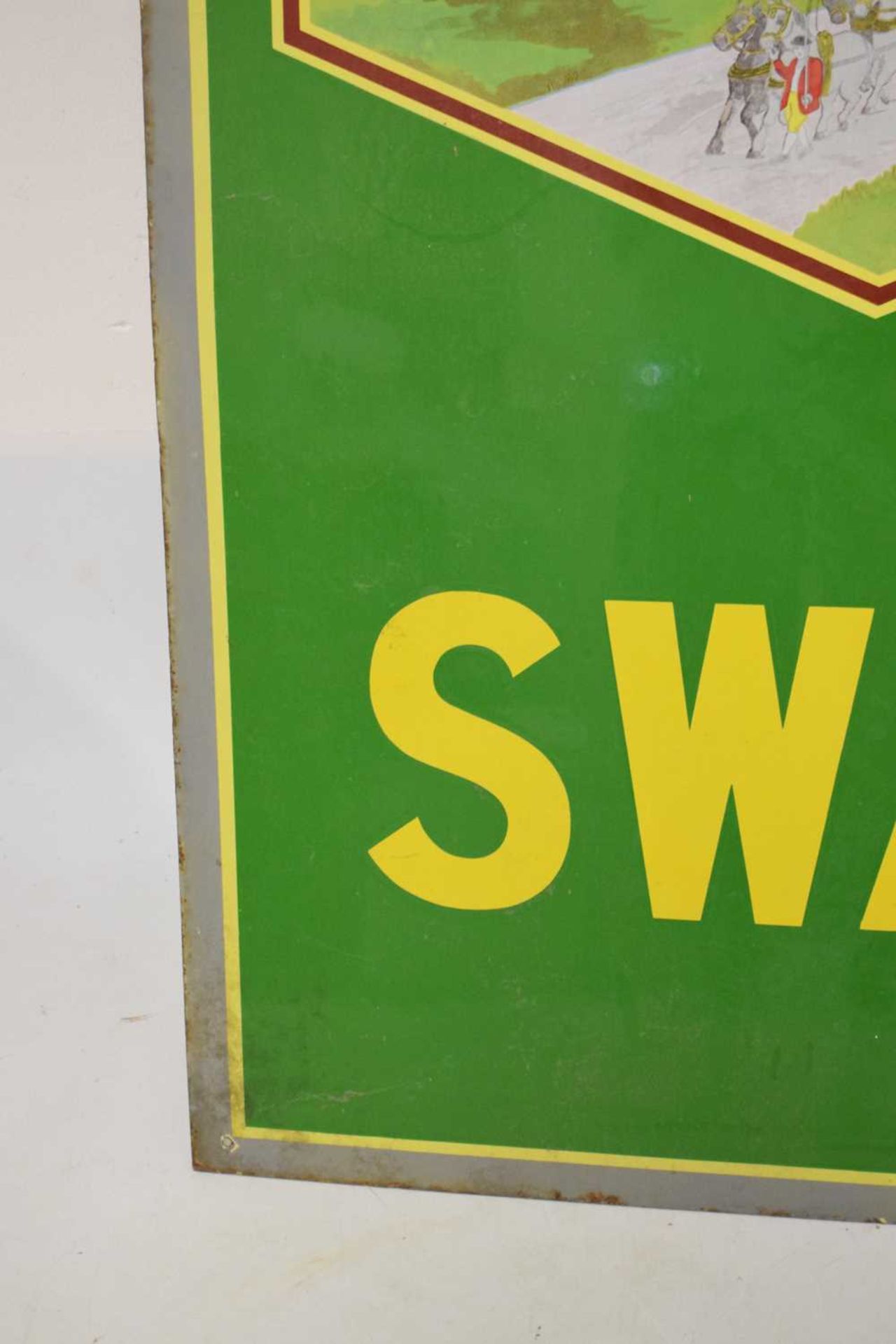 Enamel advertising sign 'Oakhill Brewery', Ex 'The Swan', Rowberrow, Somerset - Image 8 of 10