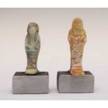 Two small Egyptian Shabti figures