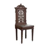 Victorian cast iron chair