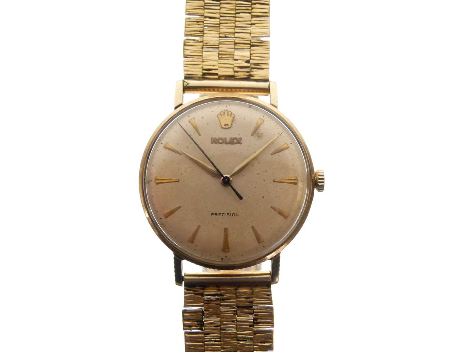 Rolex - Gentleman's 1960s Precision 9ct gold cased wristwatch - Image 9 of 9