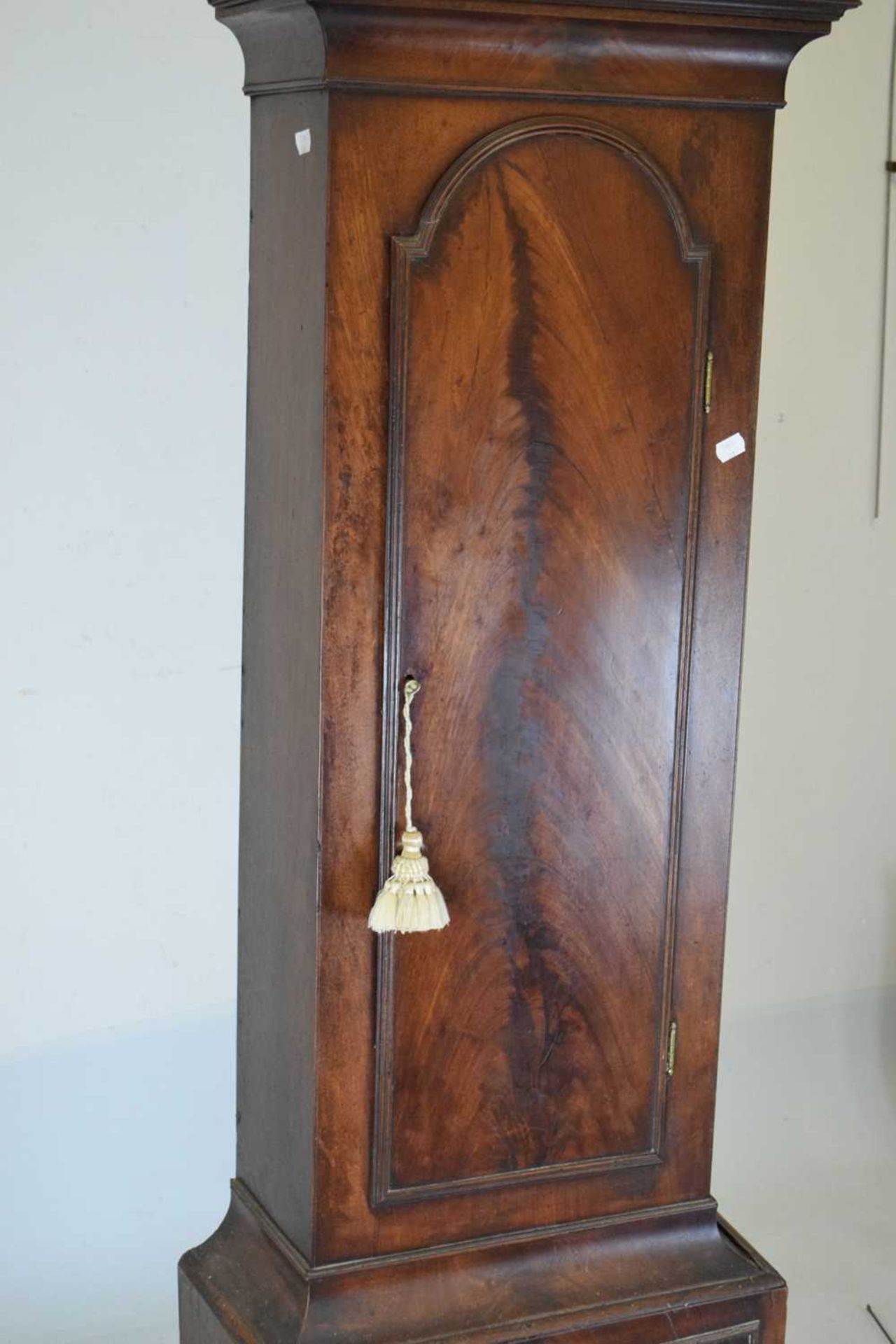 Early 19th Century mahogany cased 8-day painted dial longcase clock, Mallett, Barnstaple - Image 7 of 13