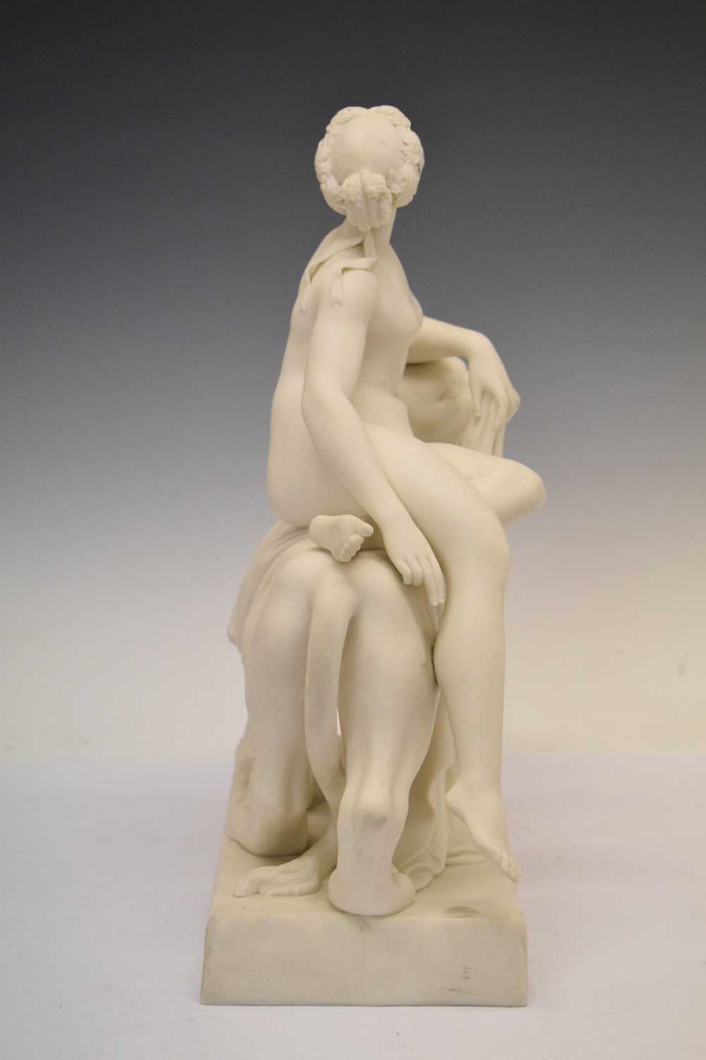 Parian figure 'Ariadne and the Panther' - Image 2 of 6