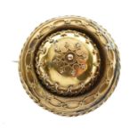 Victorian locket back brooch
