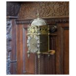 Chew Valley interest: late 17th Century and later brass lantern clock, Thomas Veale 1689