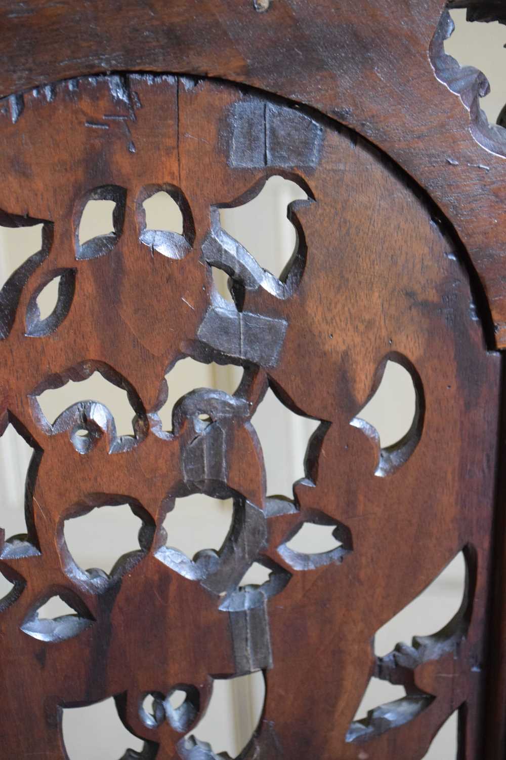 Set of six late 17th Century and later walnut high back dining chairs - Image 20 of 27