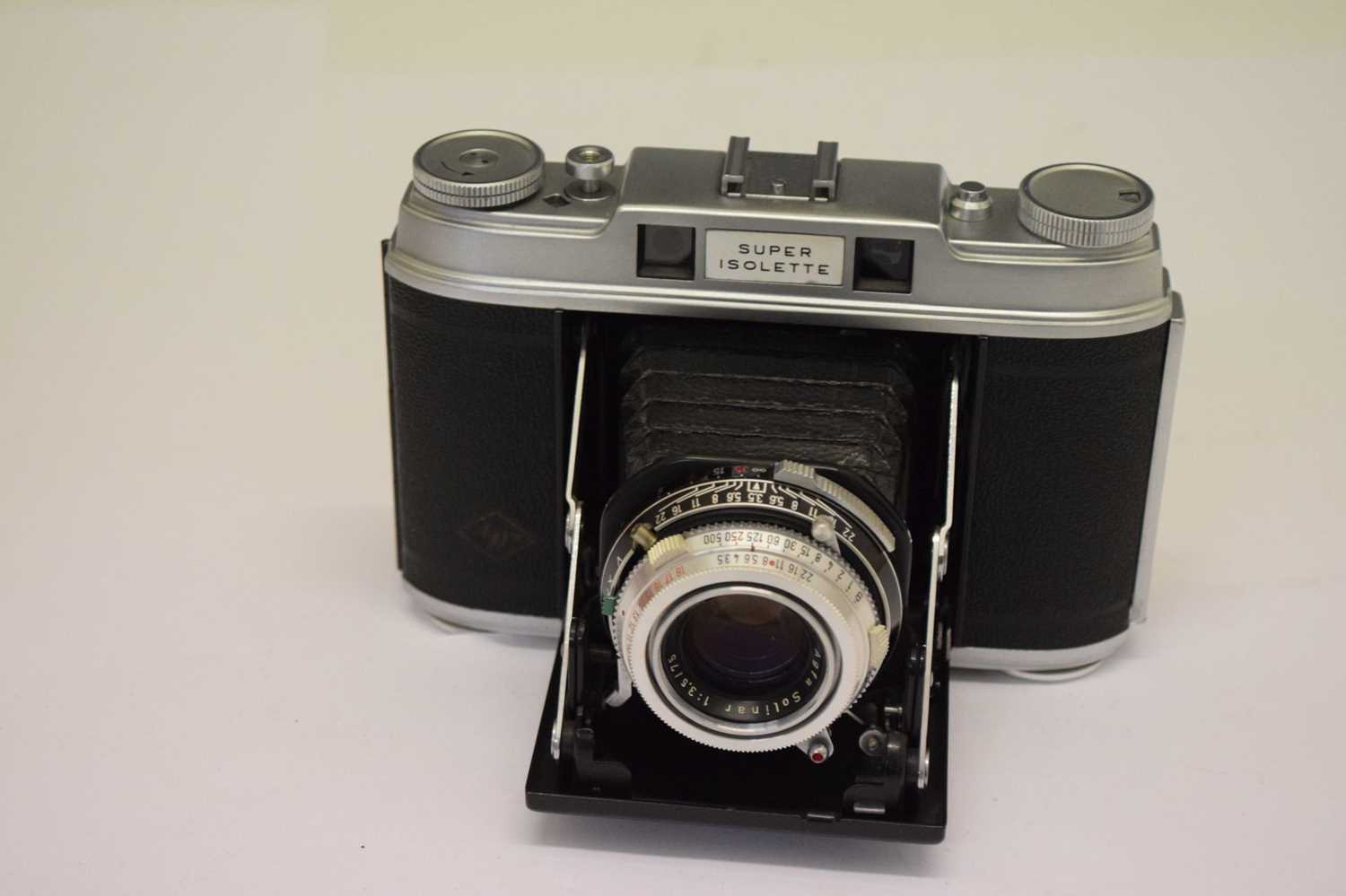 Agfa Super Isolette folding rangefinder camera - Image 3 of 10