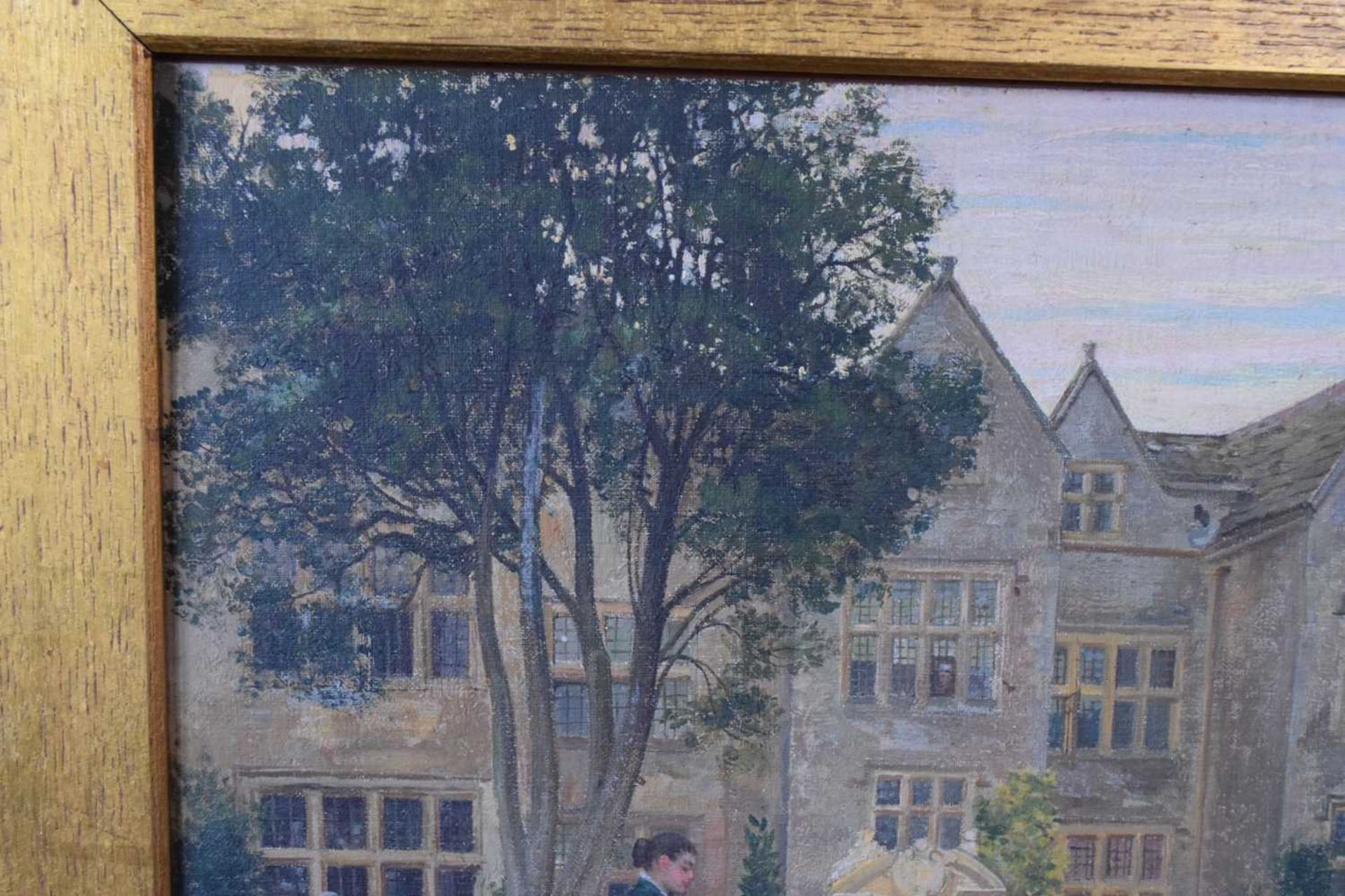 Thomas Reynolds Lamont (1826-1898) – Oil on panel – Barrow Court, Barrow Gurney - Image 7 of 15