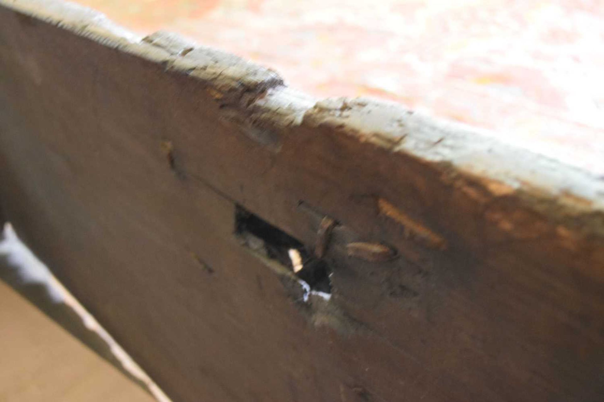 Impressive oak boarded chest, circa 1500 - Image 21 of 25