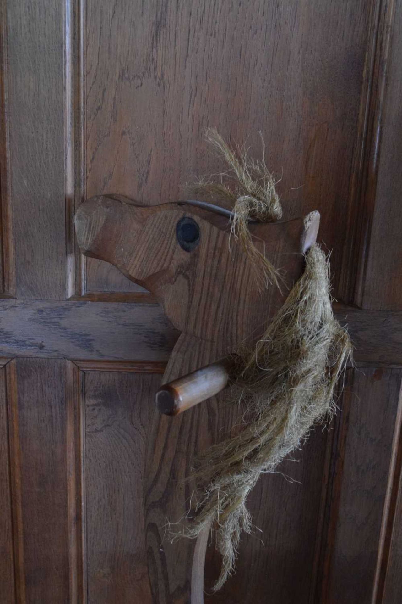 Vintage carved oak hobby horse - Image 7 of 9