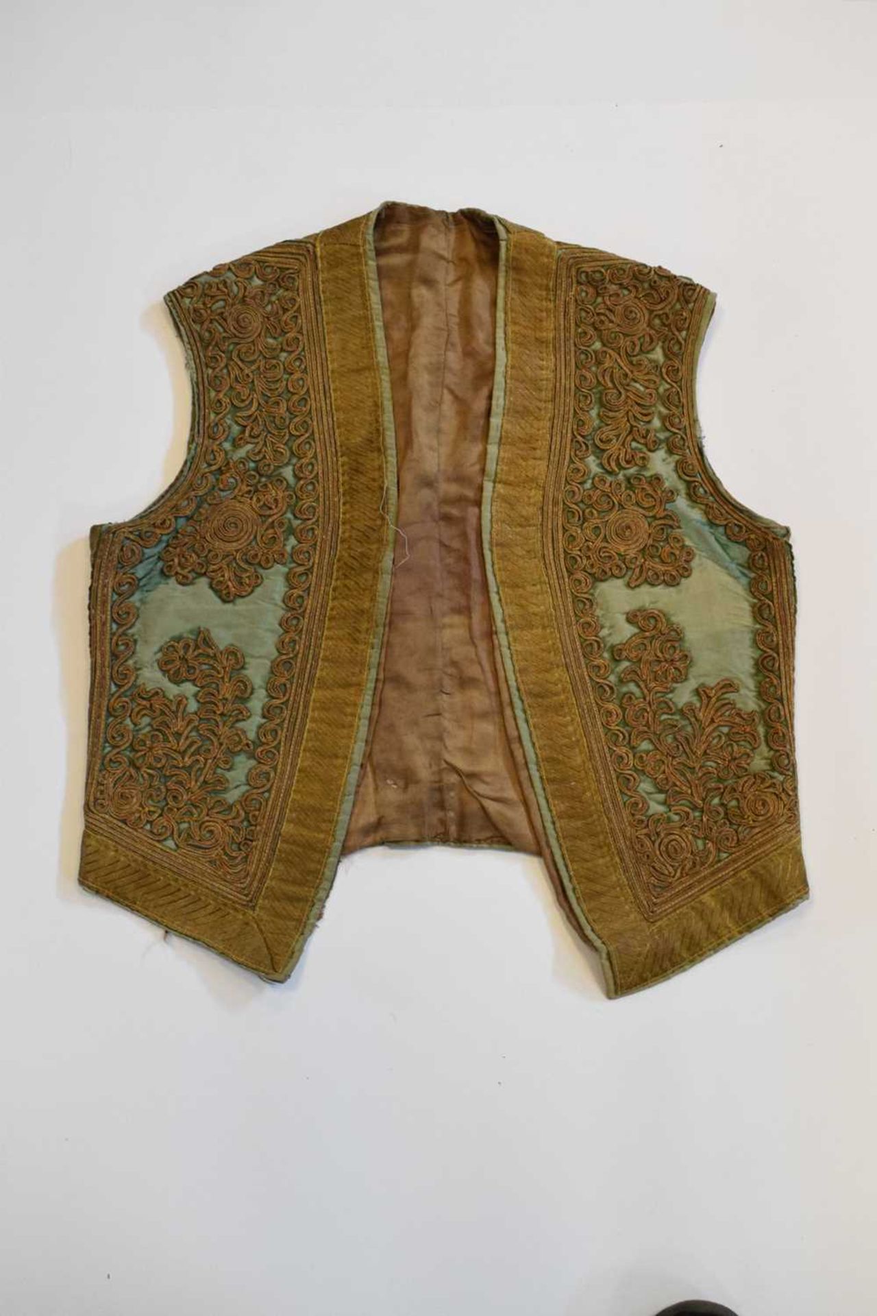 Gold thread trimmed waistcoats, etc - Image 5 of 19