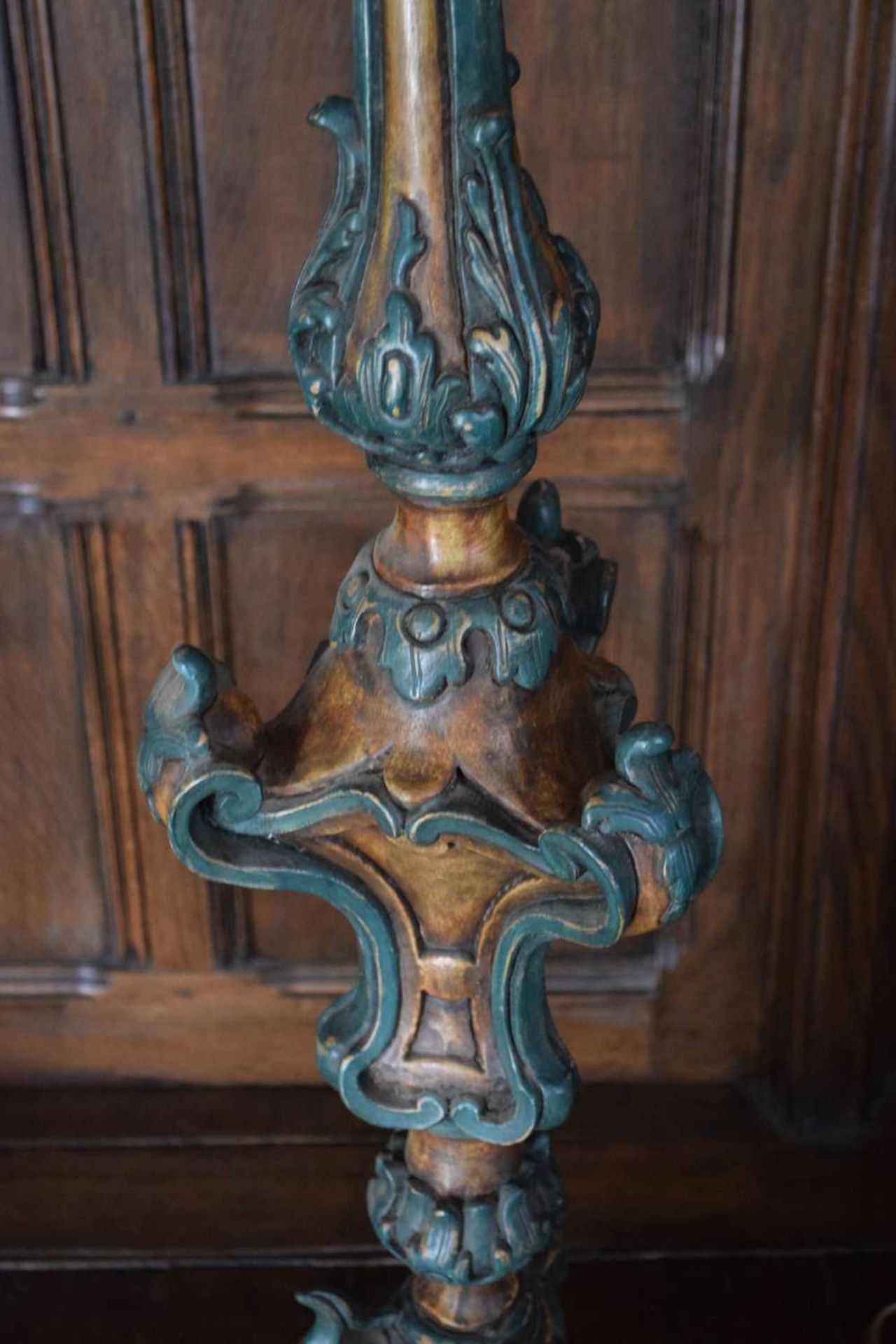 Pair of floor-standing ten-light candelabra - Image 8 of 16