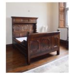 Late 17th Century oak bed