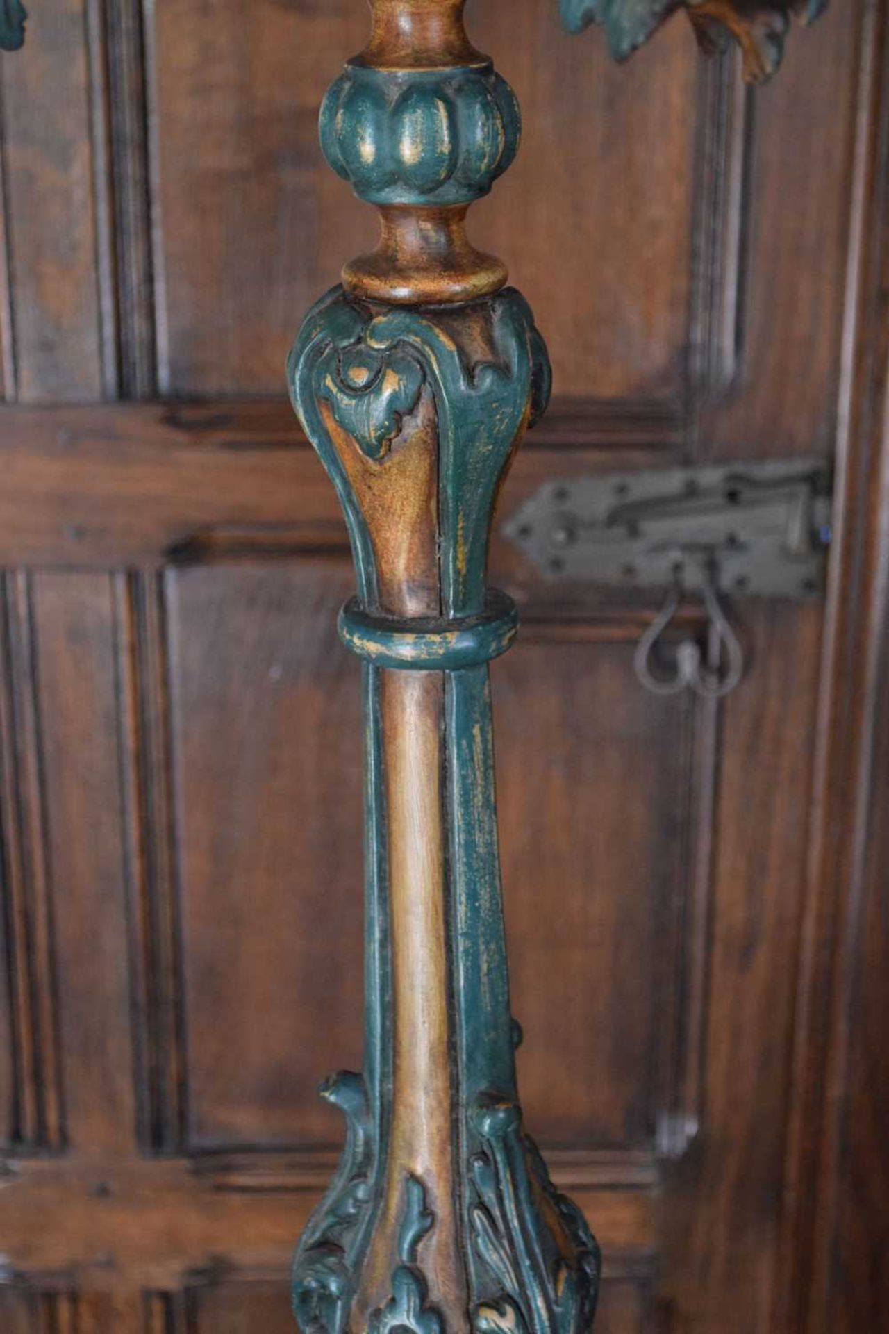 Pair of floor-standing ten-light candelabra - Image 7 of 16