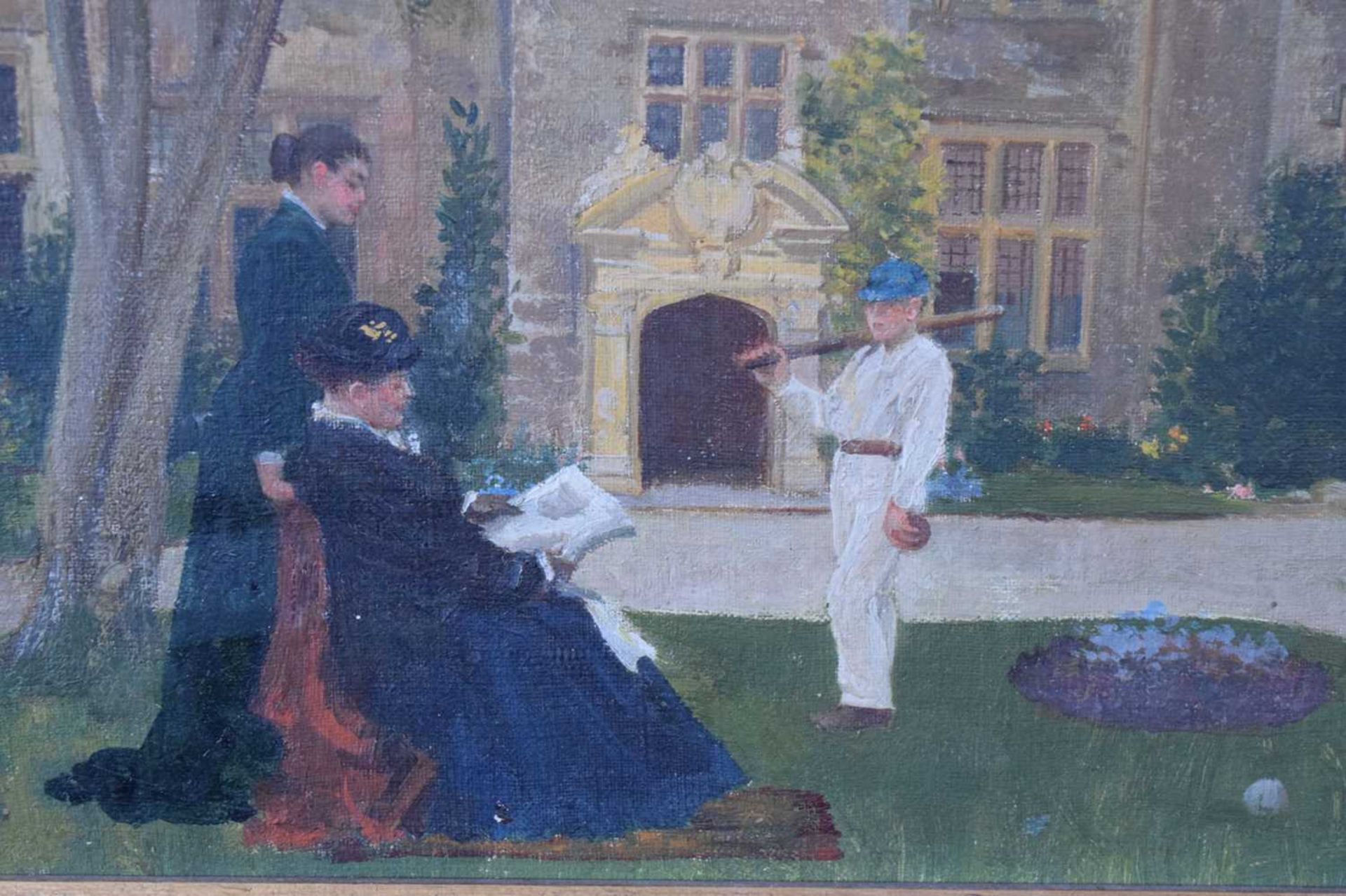 Thomas Reynolds Lamont (1826-1898) – Oil on panel – Barrow Court, Barrow Gurney - Image 5 of 15