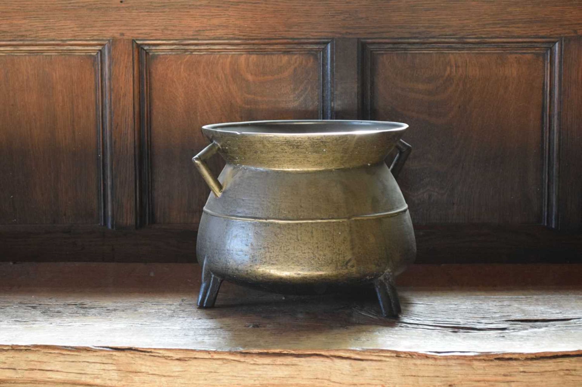 17th Century alloy cauldron - Image 12 of 12