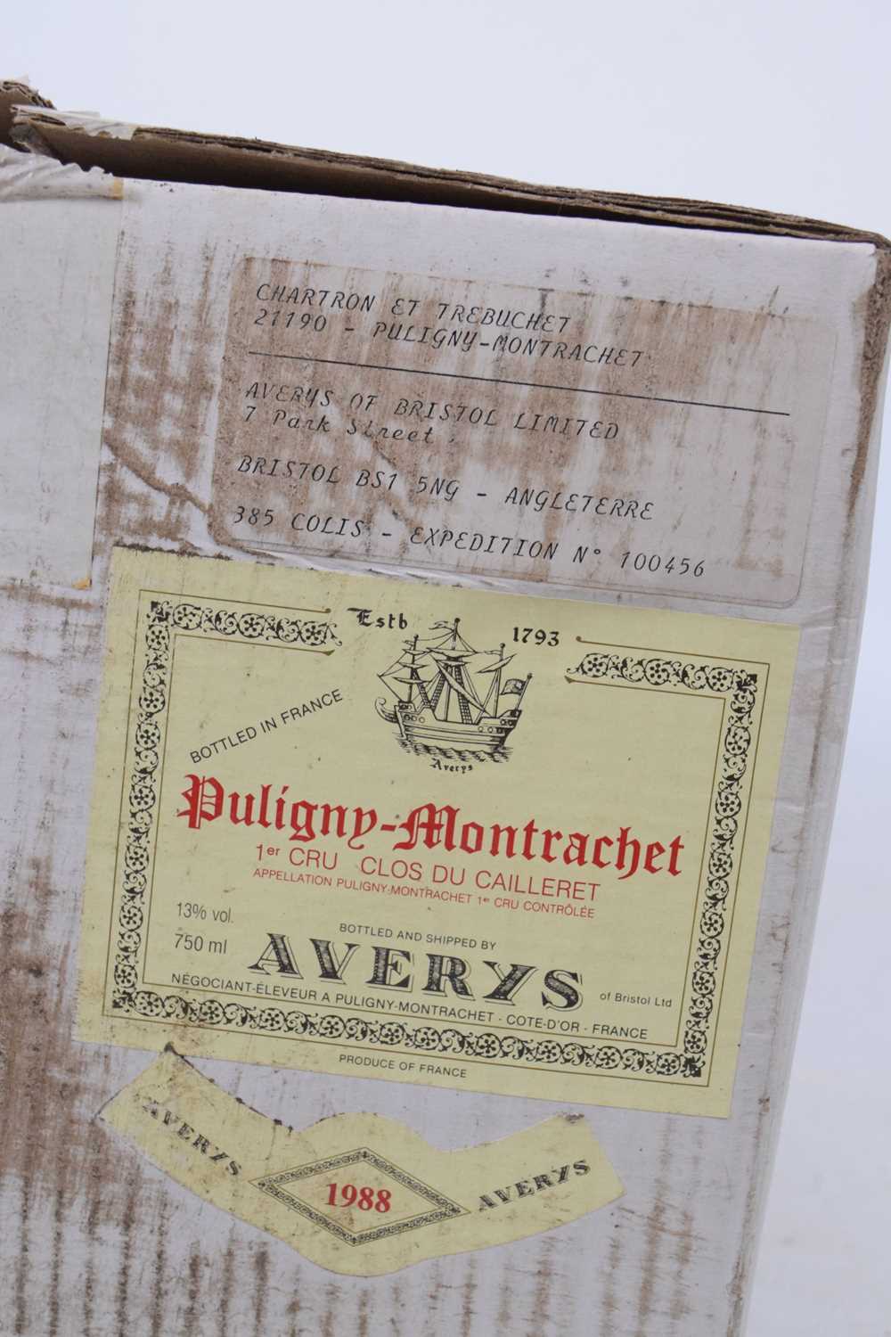 Chartron et Trébuchet Puligny-Montrachet ‘Clos du Cailleret’, 1988, Côte de Beaune, Burgundy - Image 3 of 8