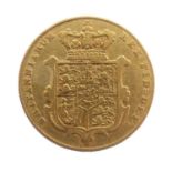 George IV gold sovereign, 1825