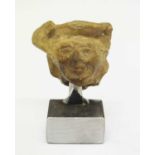 Pre-Columbian terracotta head