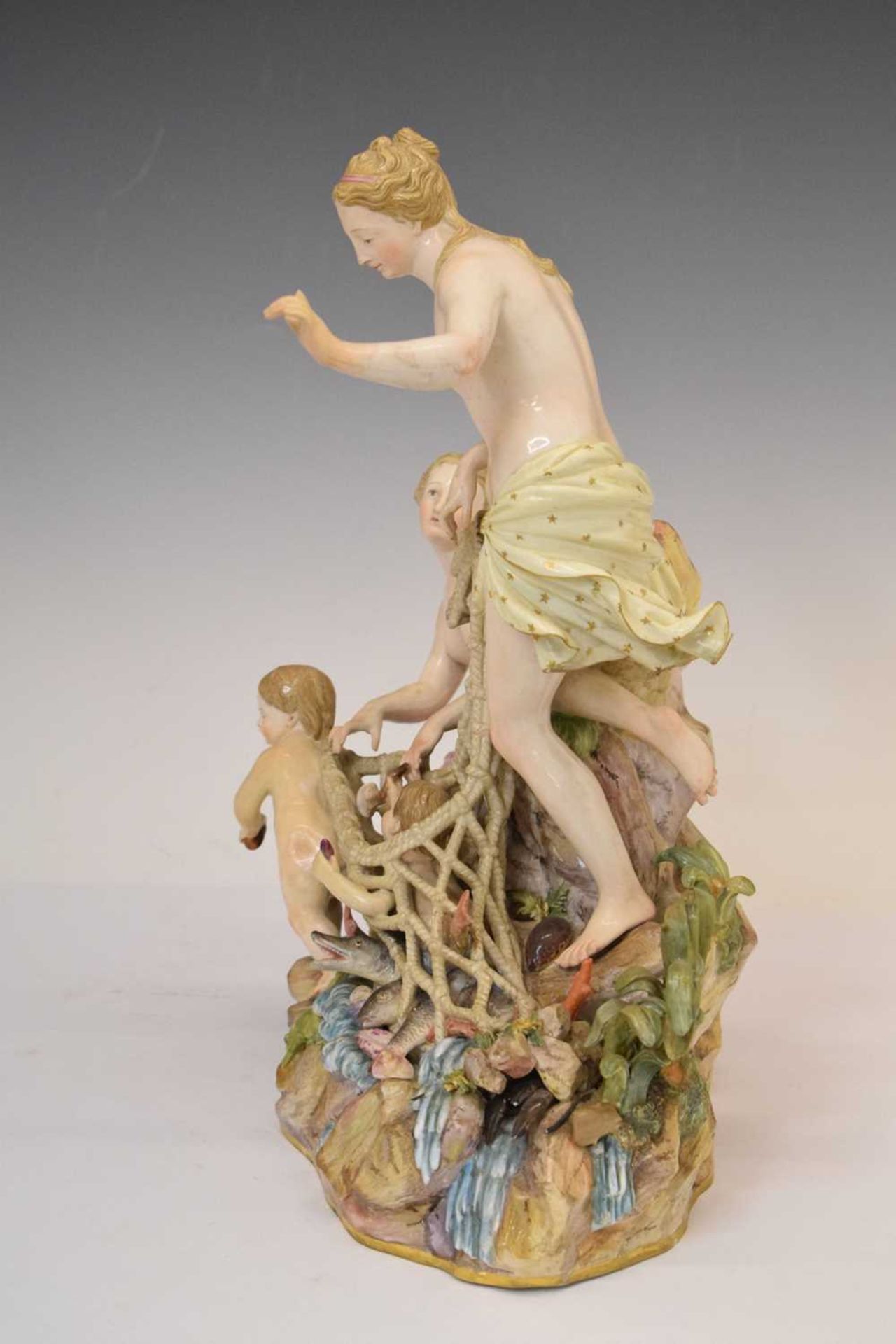 Meissen group ‘The Capture the Tritons’ - Image 4 of 11