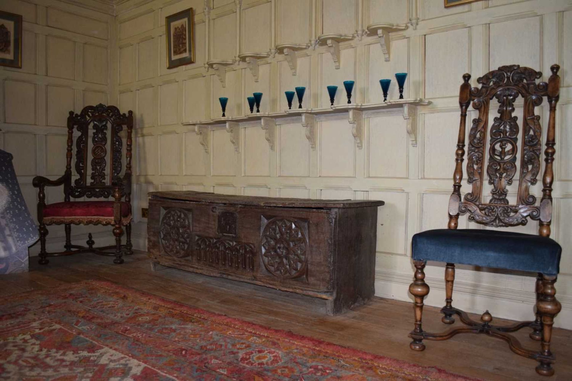 Impressive oak boarded chest, circa 1500 - Image 23 of 25