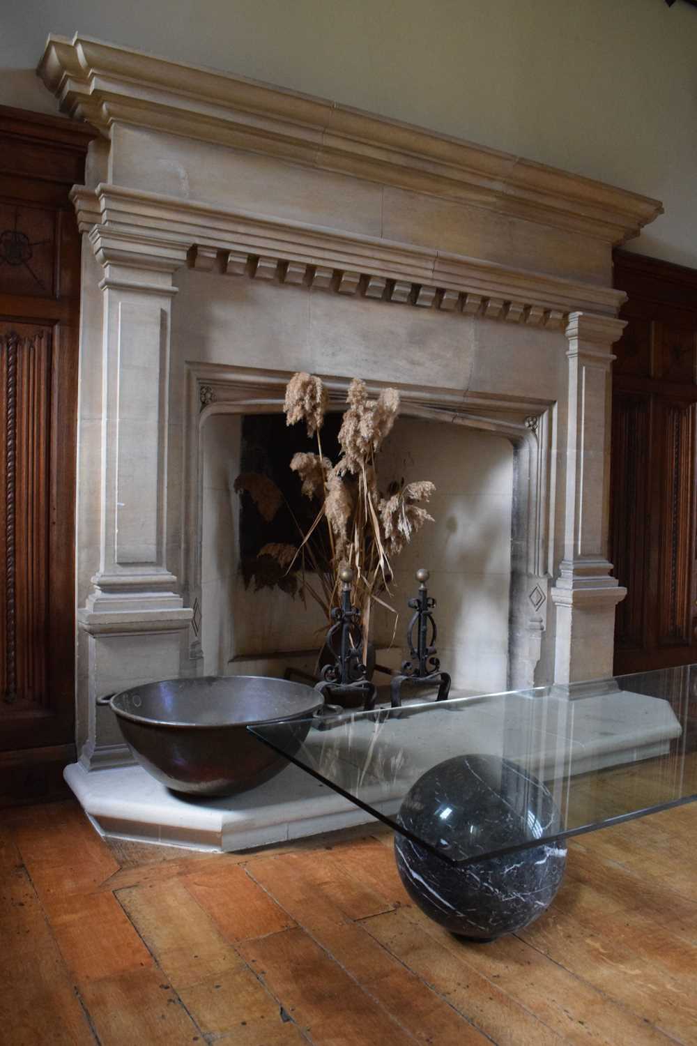 Cattelan Italia - Late 20th Century Italian modernist glass and marble coffee table - Image 9 of 9