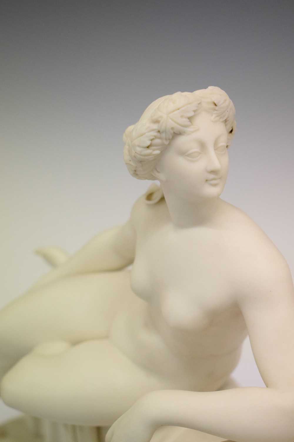 Parian figure 'Ariadne and the Panther' - Image 5 of 6