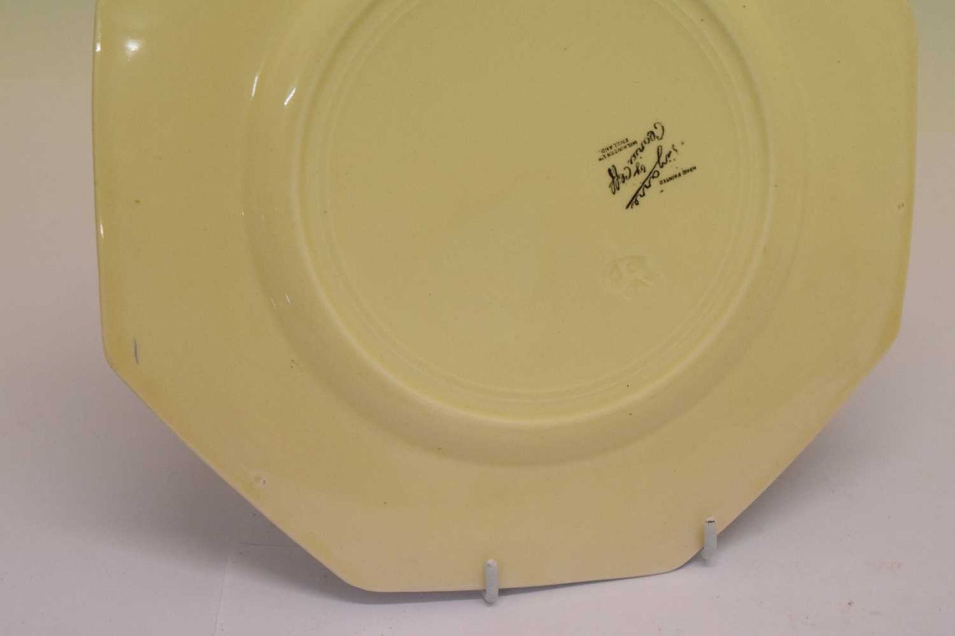 Pair of Clarice Cliff plates - Image 8 of 9